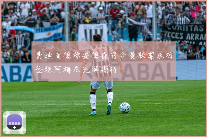 费迪南德称安德森符合曼联需求对签琼阿梅尼充满期待